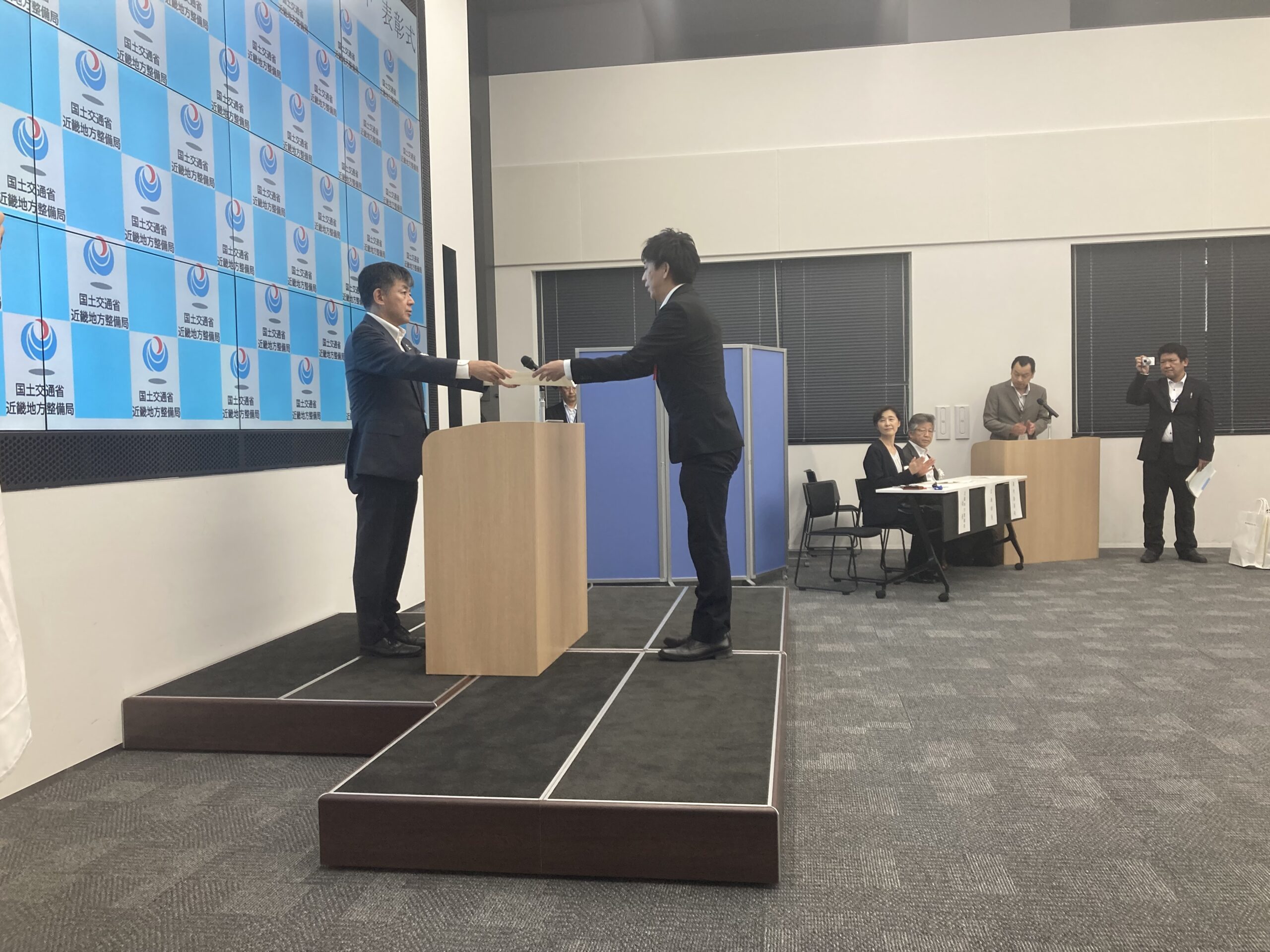 佐倉さん受賞の様子