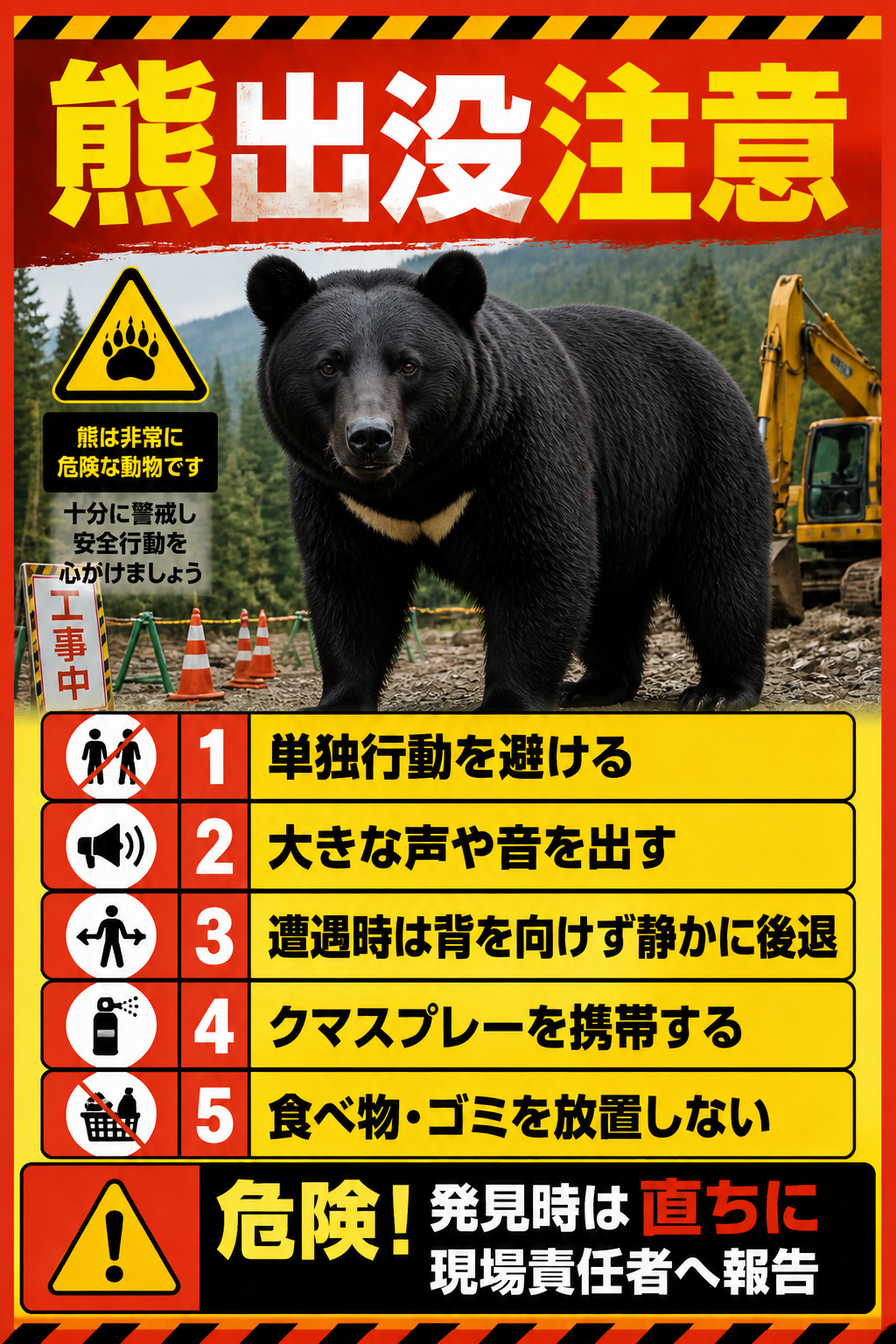 熊出没注意ポスター生成結果